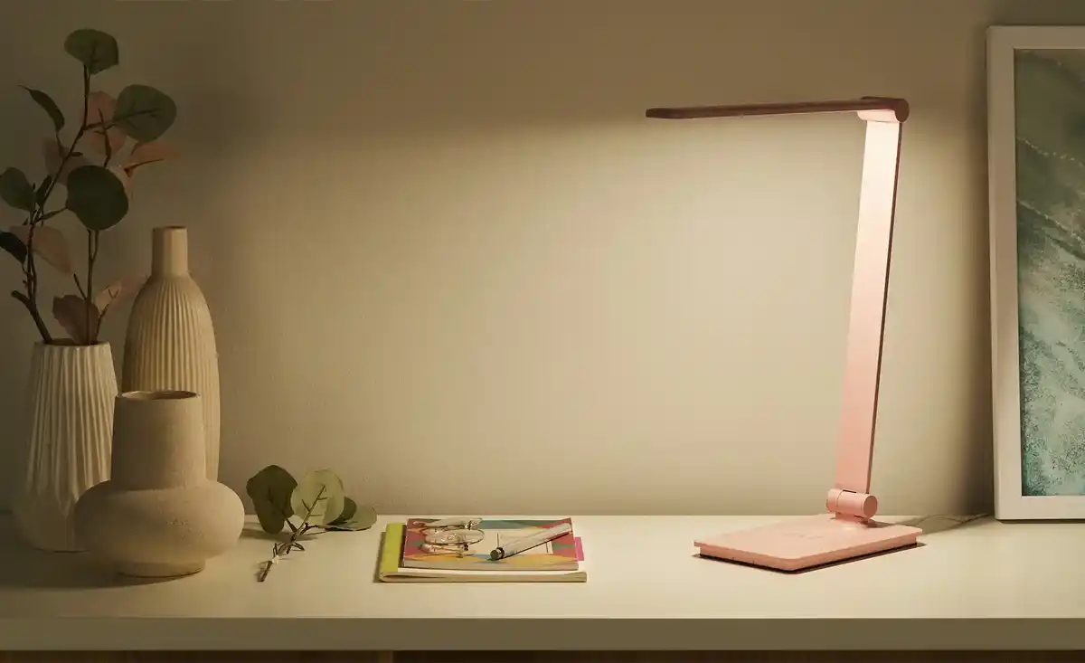 Bild 1 von KHG LED-Tischleuchte, Pink mit Qi-Charger