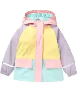 Regenparka Colour-Blocking, flieder