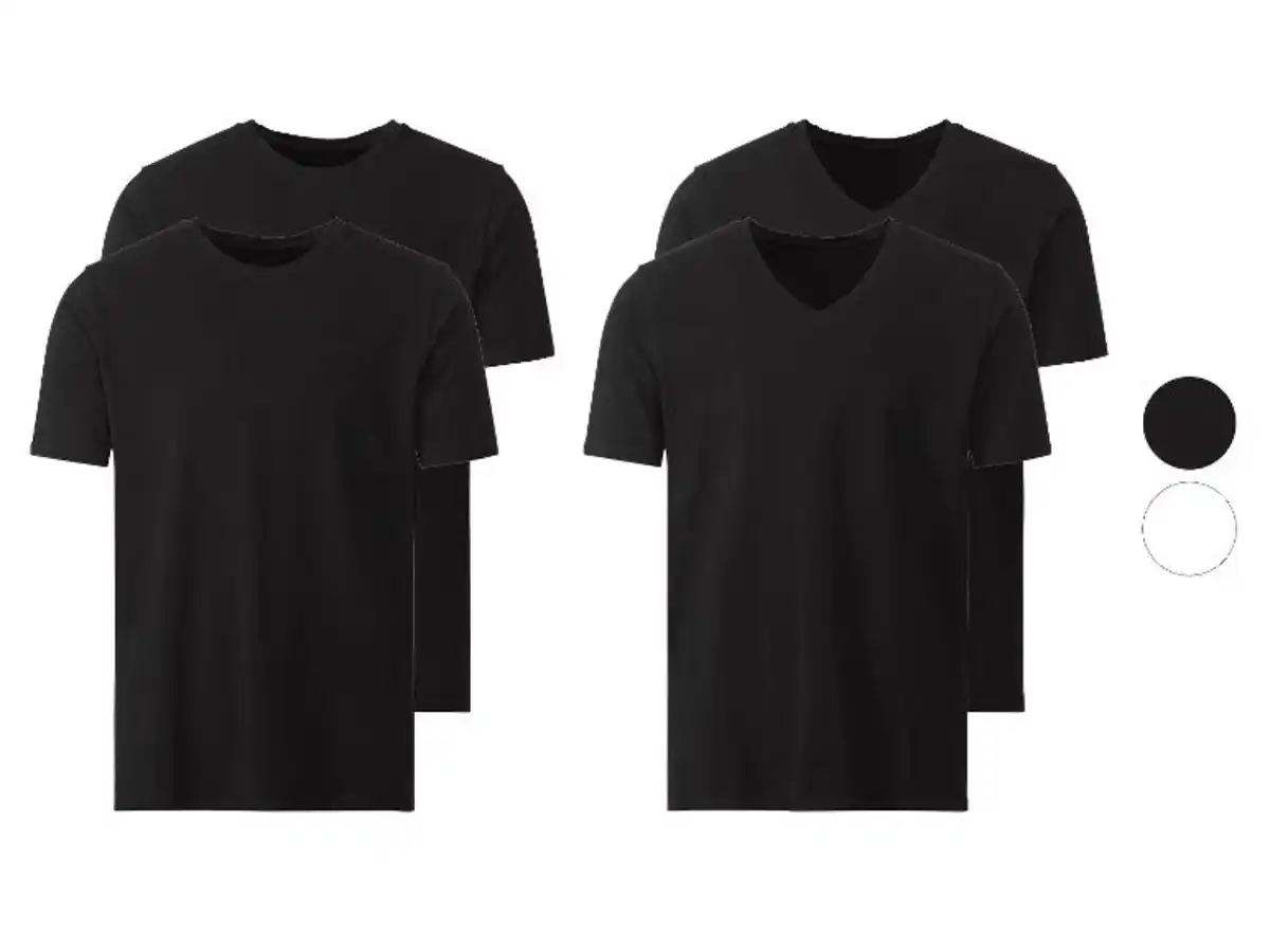 Bild 2 von MEXX Herren Unterhemd-T-Shirt, 2 Stück, hoher Baumwollanteil