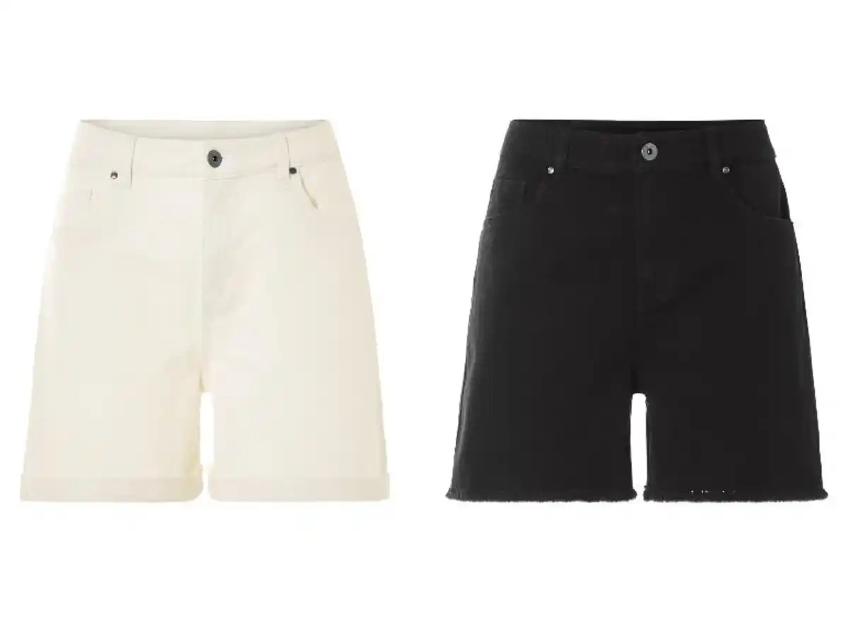 Bild 2 von esmara® Damen Jeansshorts, mit leger geschnittenem Bein