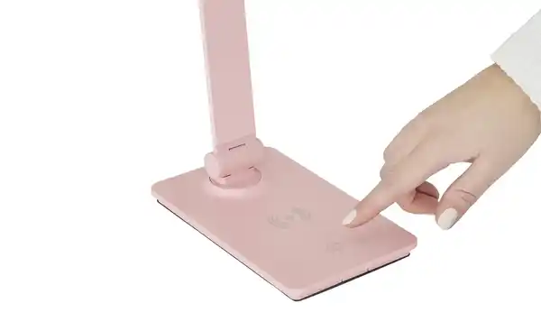 Bild 4 von KHG LED-Tischleuchte, Pink mit Qi-Charger