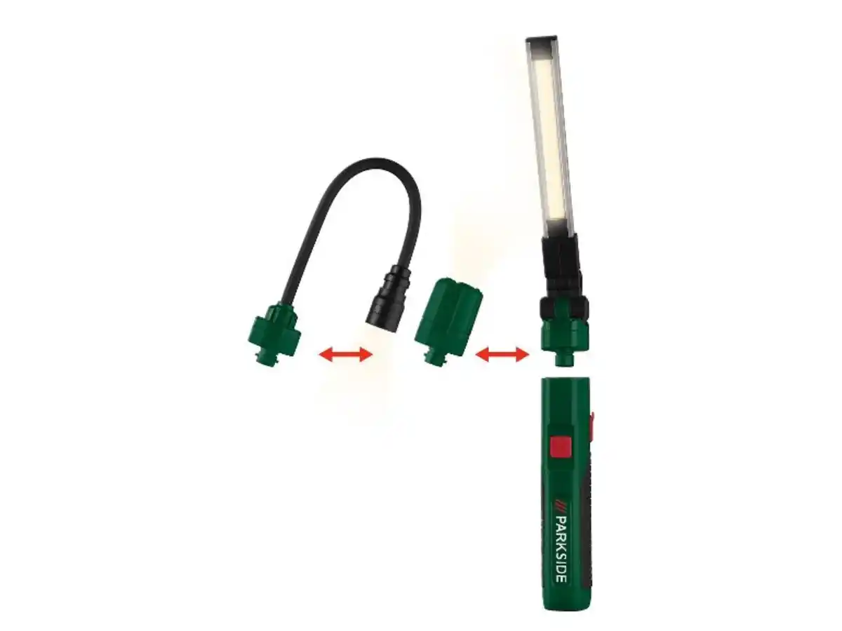 Bild 1 von PARKSIDE® 3-in-1 Akku-Multifunktionsleuchte »PAML 2000 A1«, mit wechselbaren Leuchtköpfen