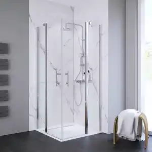 Eckeinstieg »Esperance«, mit Drehtür, BxH: 80 x 192 cm, Glas/Aluminium