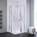 Bild 1 von Eckeinstieg »Esperance«, mit Drehtür, BxH: 80 x 192 cm, Glas/Aluminium