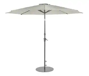 Leco Sonnenschirm*, Ø 300 cm, inkl. Abdeckhaube, grau