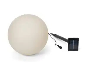 Solar-Kugelleuchte, Sandoptik, ca. 30 cm