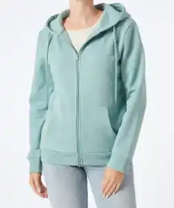 Sweatjacke mit Kapuze, mintgrün