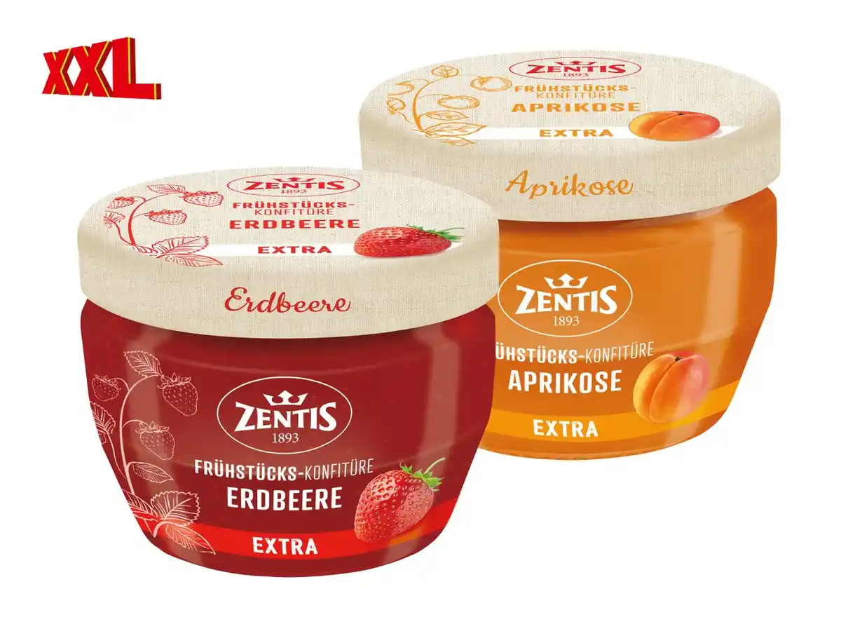 Bild 1 von Zentis Frühstücks-Konfitüre,  340 g