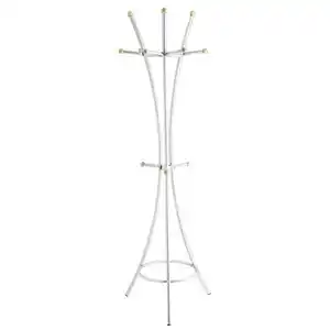 Boxxx Kleiderständer, Alu, Holz, Metall, 34x176x34 cm, standfeste Füße, Garderobe, Garderobenständer