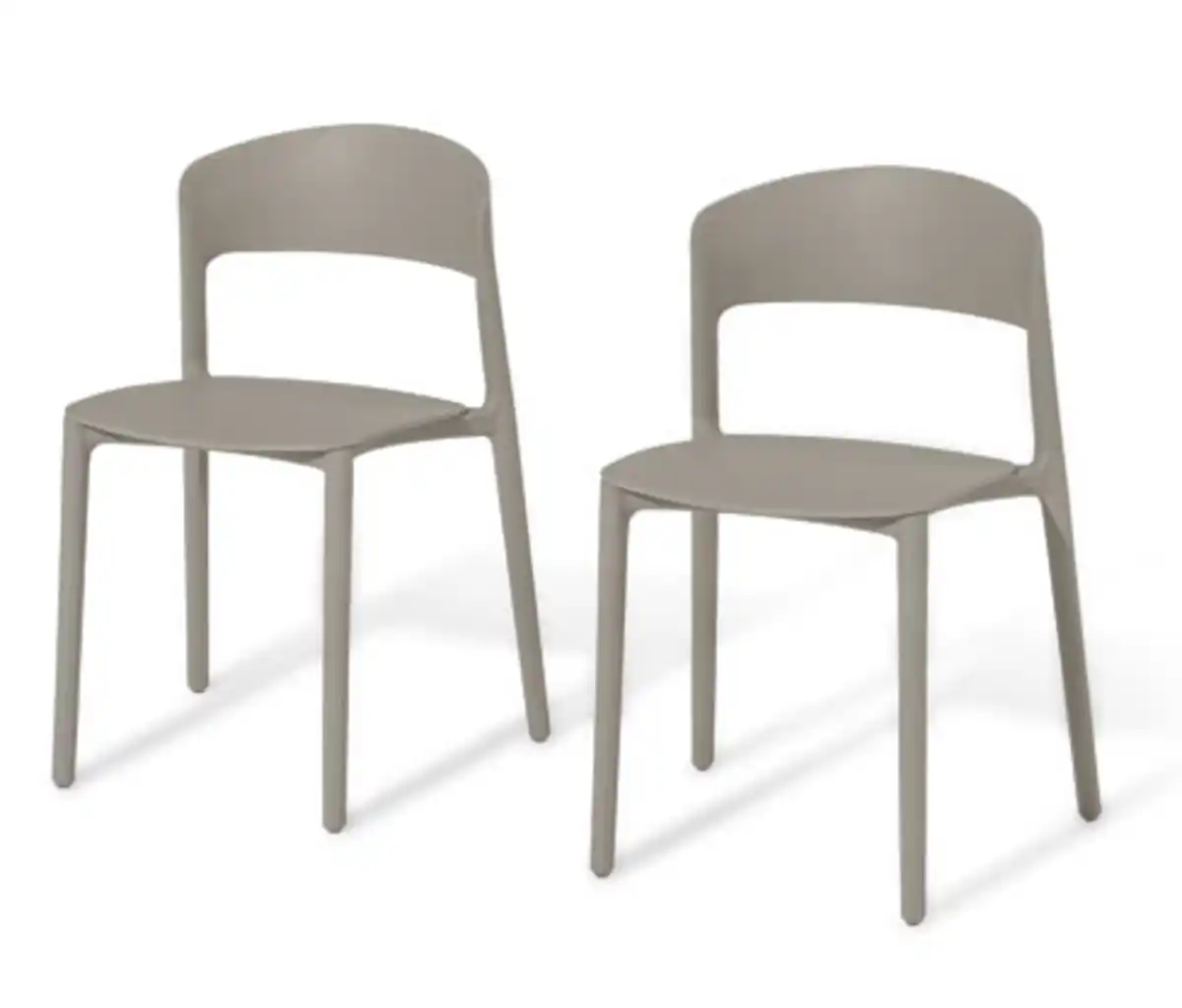 Bild 1 von 2 Kunststoff-Stühle