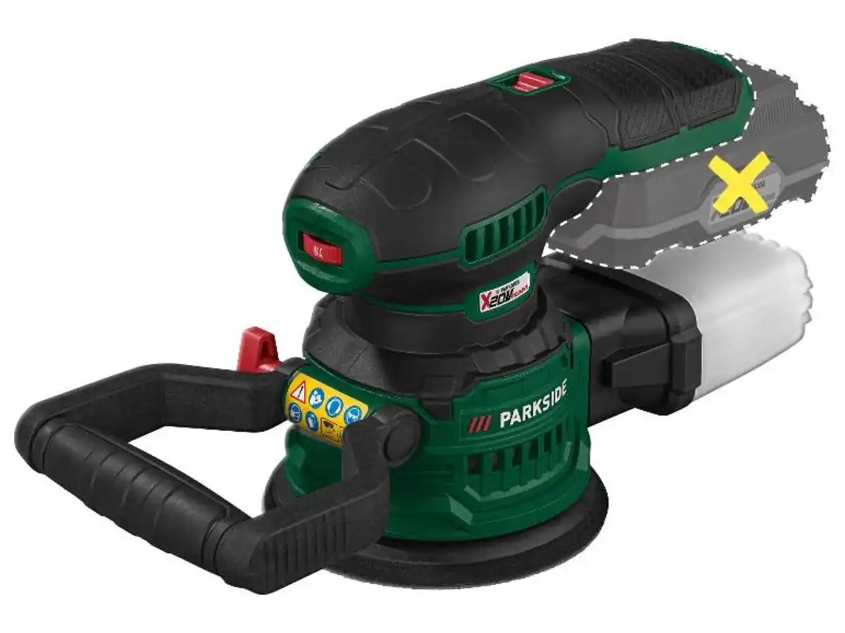 Bild 1 von PARKSIDE® 20 V Akku-Exzenterschleifer »PAEXS 20-Li B2«, ohne Akku und Ladegerät