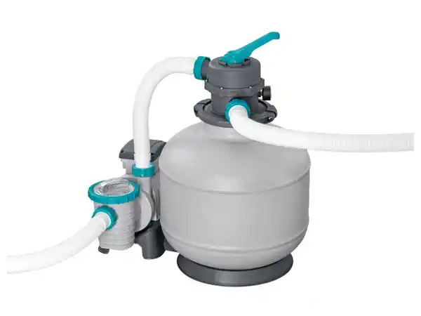 Bild 2 von Bestway Sandfilteranlage mit Zeitschaltuhr 8.327 l/h, 280 W Grau