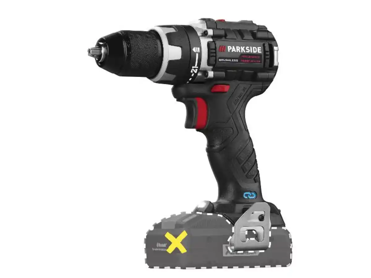 Bild 1 von PARKSIDE PERFORMANCE® 20 V Akku-Bohrschrauber »PABSP 20 Li C4«, ohne Akku und Ladegerät