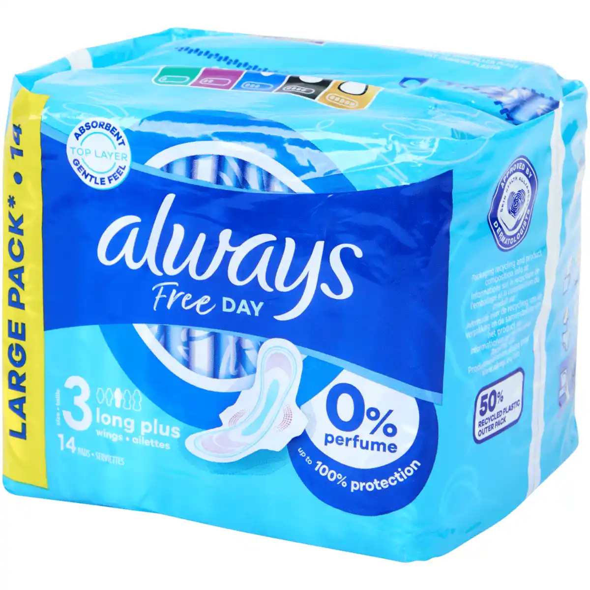 Bild 1 von Always Free Day Damenbinden Long Plus