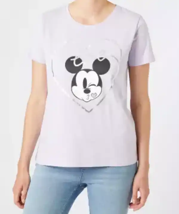 Bild 1 von Mickey Mouse T-Shirt, flieder
