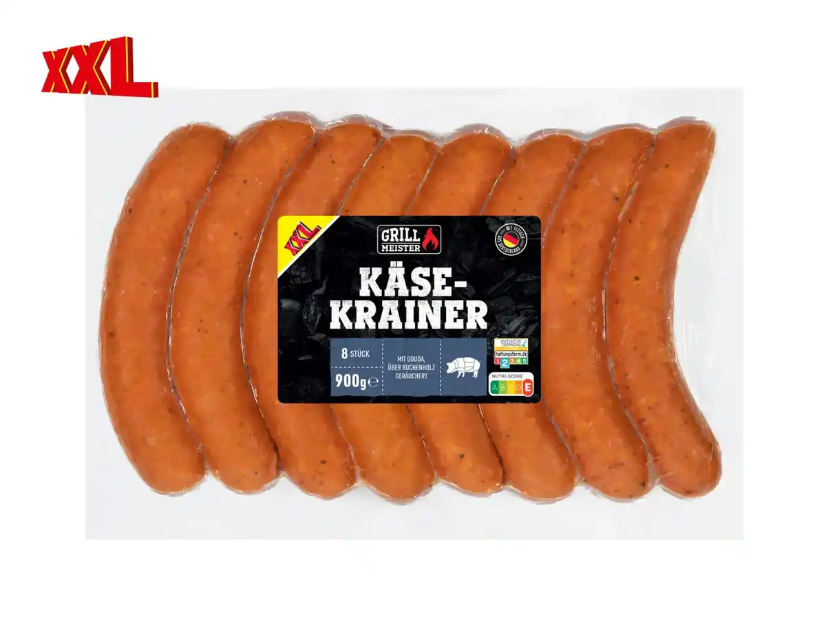 Bild 1 von Grillmeister Käsekrainer XXL,  900 g