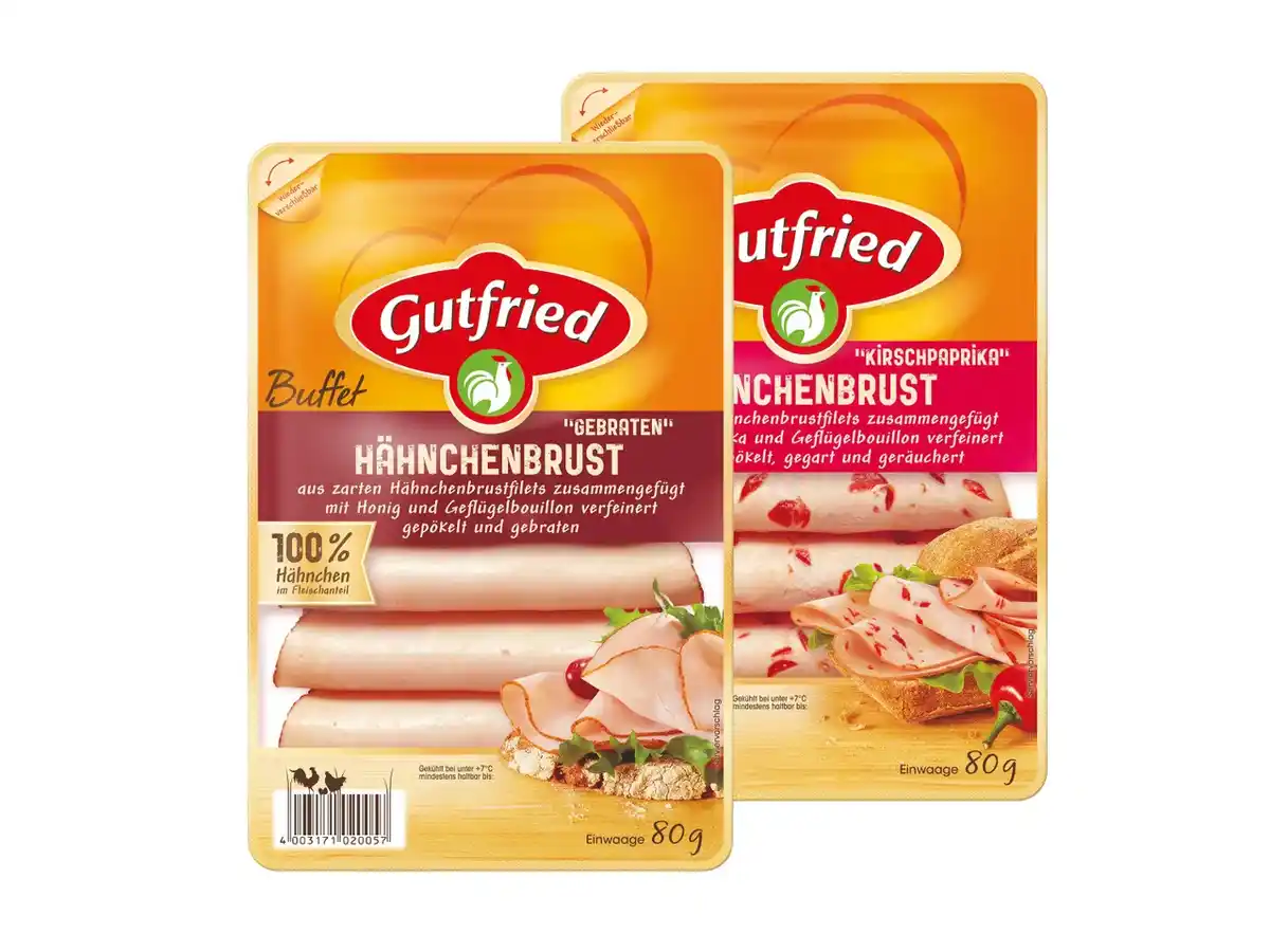 Bild 1 von Gutfried Hähnchenbrust Buffet,  80 g