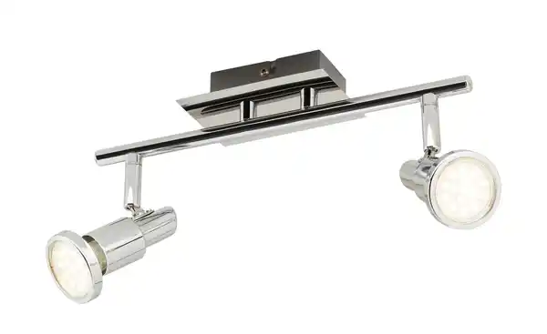 Bild 2 von KHG LED-Deckenstrahler chrom 2 Spots