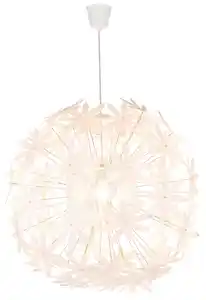 Hängeleuchte Stella Weiß max. 60 Watt, Weiß