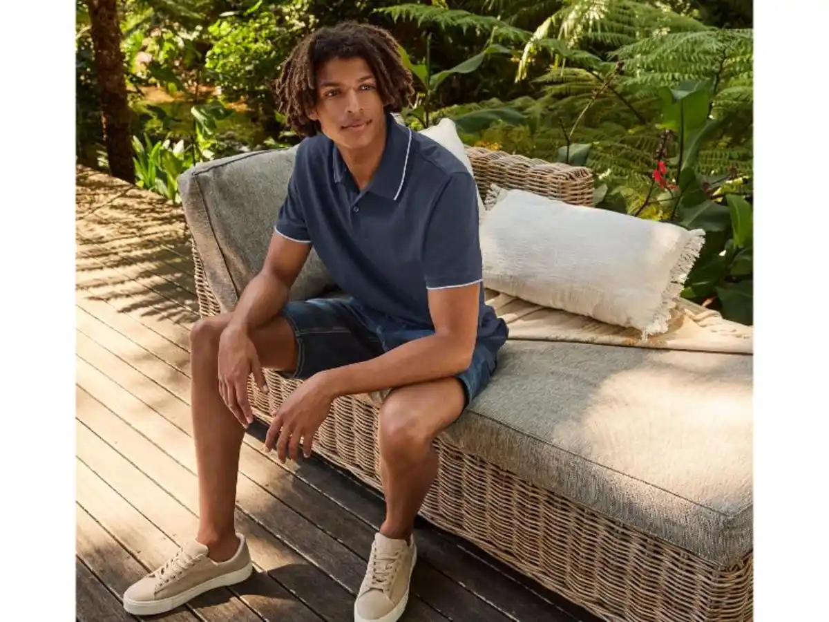 Bild 1 von LIVERGY® Herren Poloshirt in Pikee-Qualität, mit Kontraststreifen