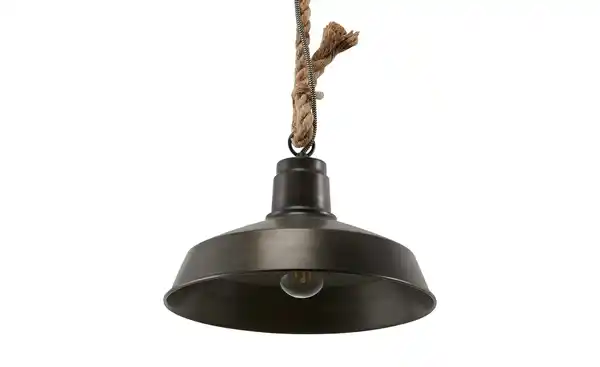 Bild 2 von Pendelleuchte, 1-flammig Metall schwarz