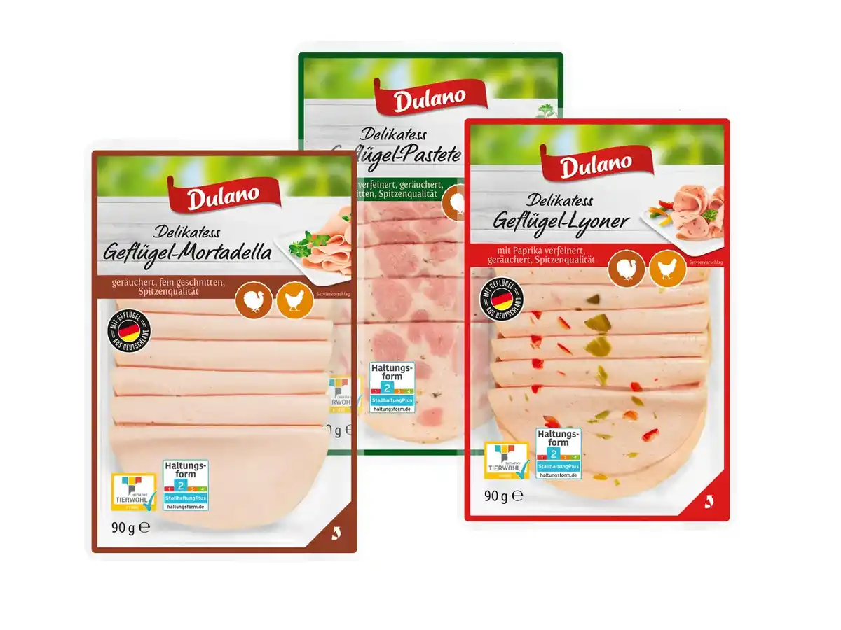 Bild 1 von Dulano Geflügelwurst,  90 g