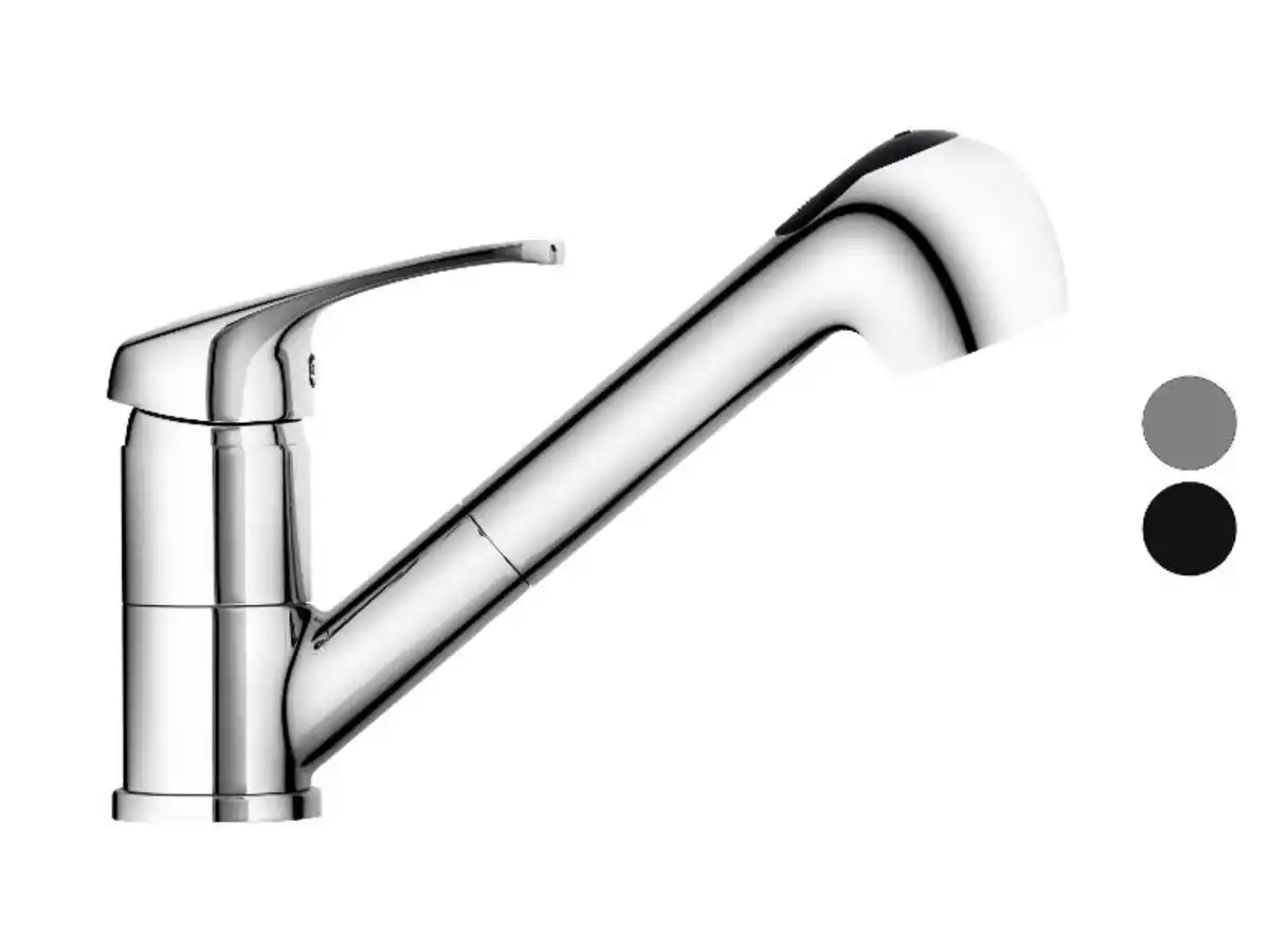 Bild 1 von LIVARNO home Einhebel-Spültischarmatur, mit herausziehbarer Handbrause