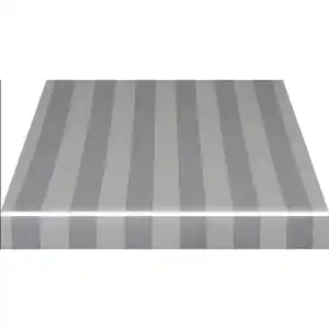 Halbkassettenmarkise, BxL: 350 x 250 cm, grau-anthrazit