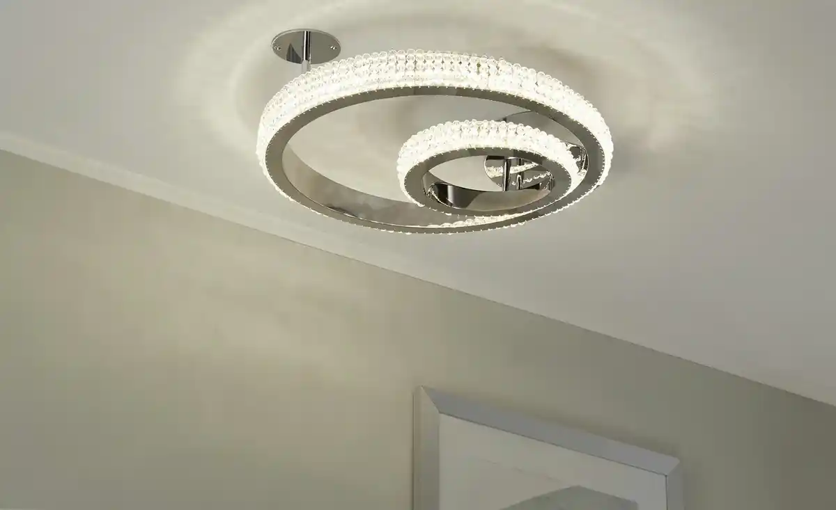 Bild 1 von KHG LED-Kristall-Deckenleuchte, `Kreise´