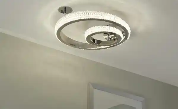 Bild 1 von KHG LED-Kristall-Deckenleuchte, `Kreise´