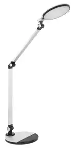 LED-Schreibtischleuchte Konsti Schwarz/Silber max. 10 Watt Schreibtischlampe, Schwarz, Silberfarben