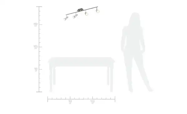 Bild 3 von KHG LED-Deckenstrahler mit 4 schwenkbaren Spots