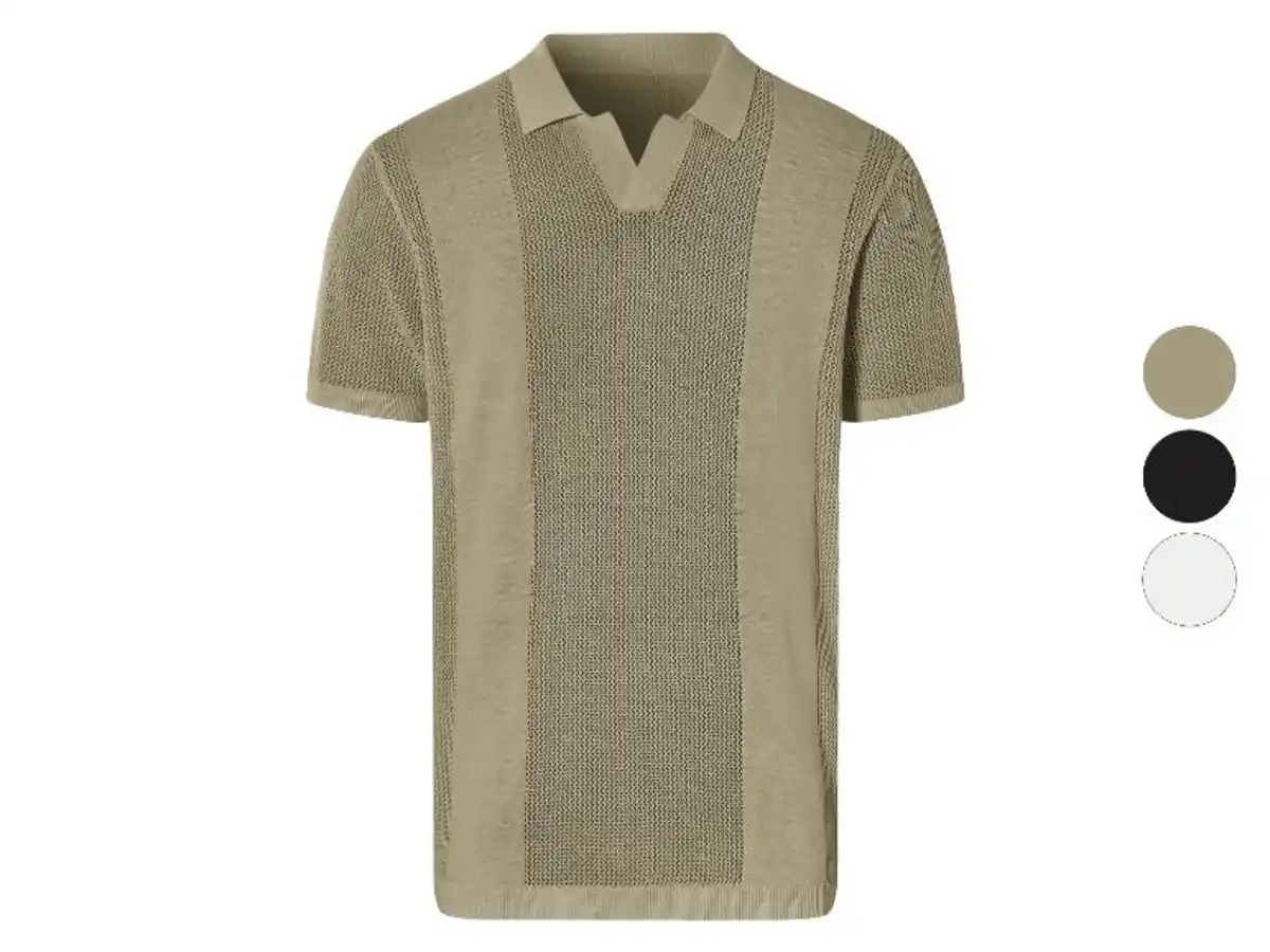 Bild 1 von LIVERGY® Herren Feinstrick-Poloshirt, aus weichem Strukturstrick