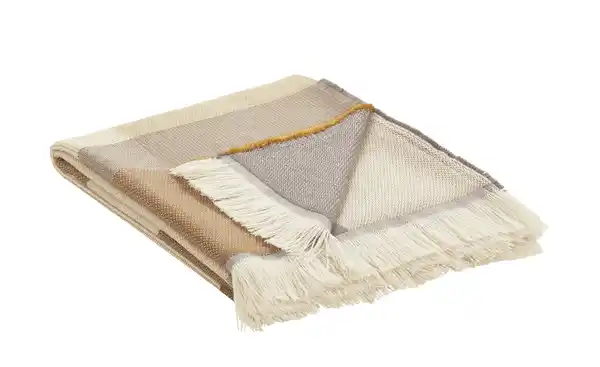 Bild 3 von como superior Wohndecke Karo-Strickdecke