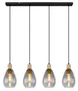 Bild 1 von Hängeleuchte Fanni max. 40 Watt, Grau, Schwarz, Messingfarben