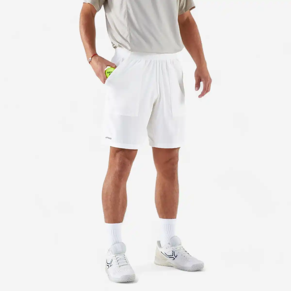 Bild 1 von ARTENGO Herren Tennisshorts atmungsaktiv - Artengo Dry weiss