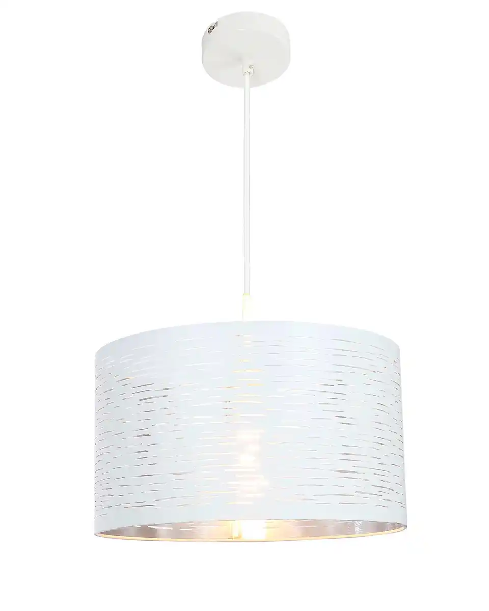 Bild 1 von Hängeleuchte Barca in Weiß max. 40 Watt, Weiß, Chromfarben