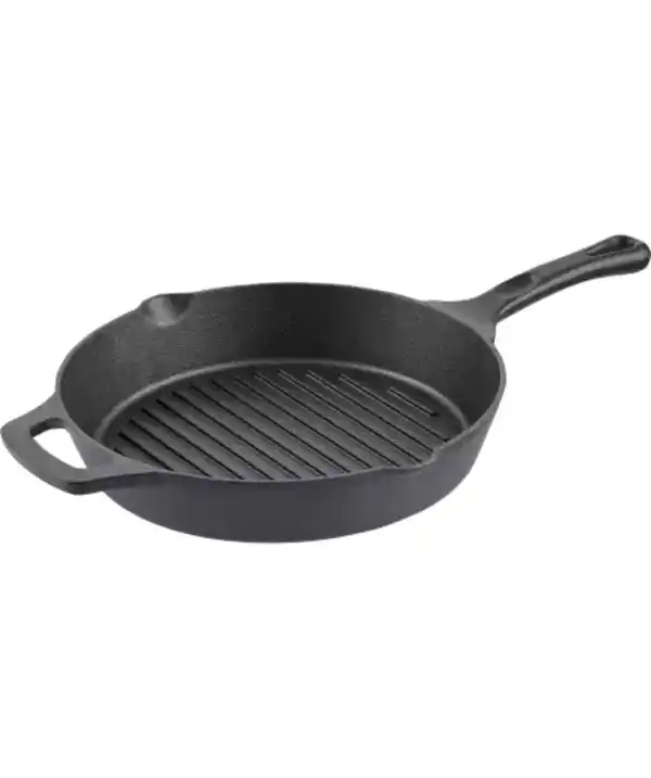 Bild 1 von Gusseiserne Grillpfanne, schwarz