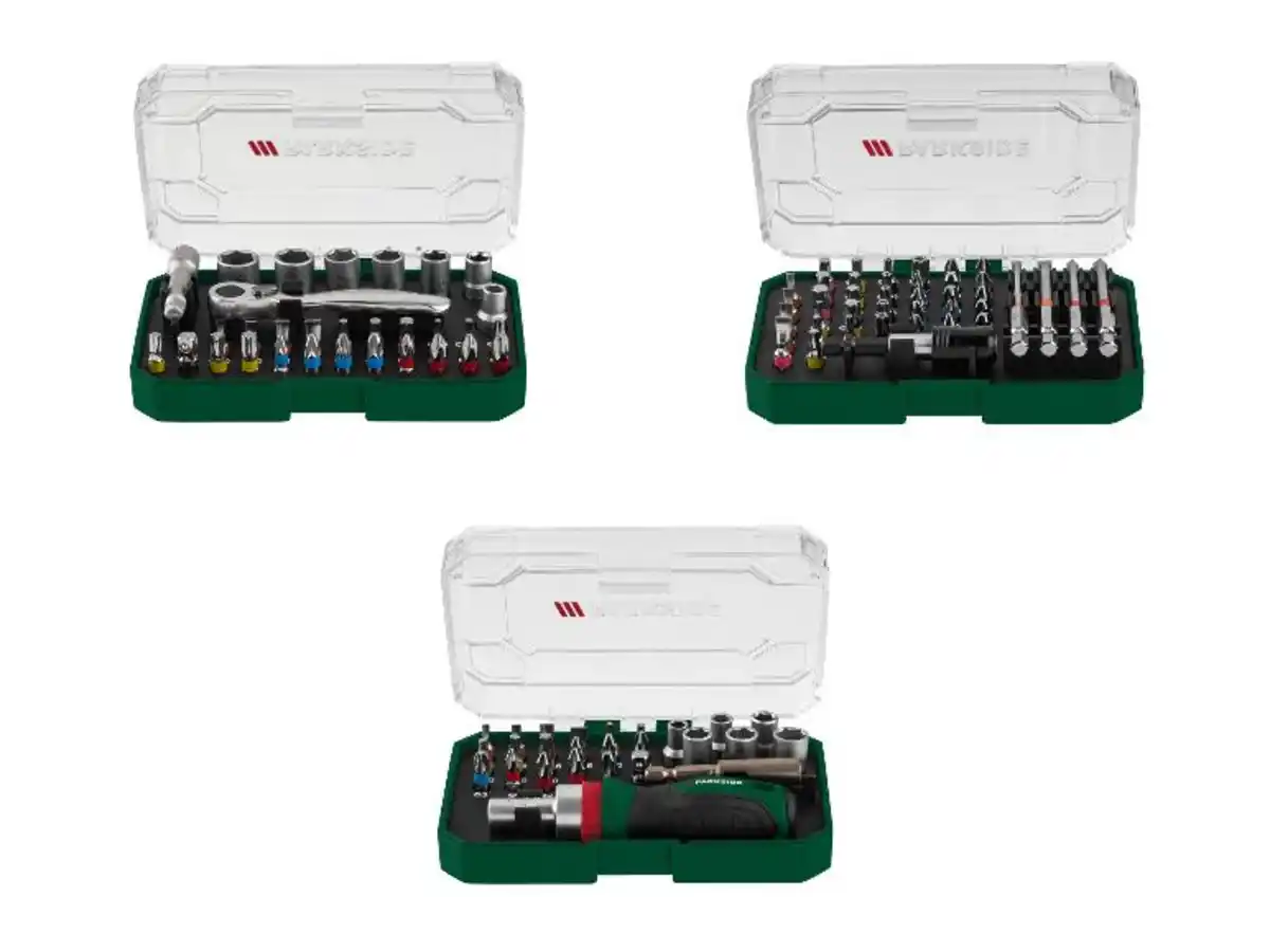 Bild 2 von PARKSIDE® Ratschen-Bit- und Steckschlüssel-Set / Bit-Set / Ratschen-Schraubendreher-Bit- und Steckschlüssel-Set