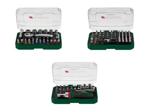 Bild 2 von PARKSIDE® Ratschen-Bit- und Steckschlüssel-Set / Bit-Set / Ratschen-Schraubendreher-Bit- und Steckschlüssel-Set