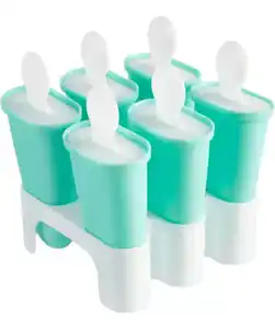 6 Eisformen, türkis