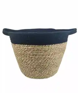 Seegraskorb, schwarz