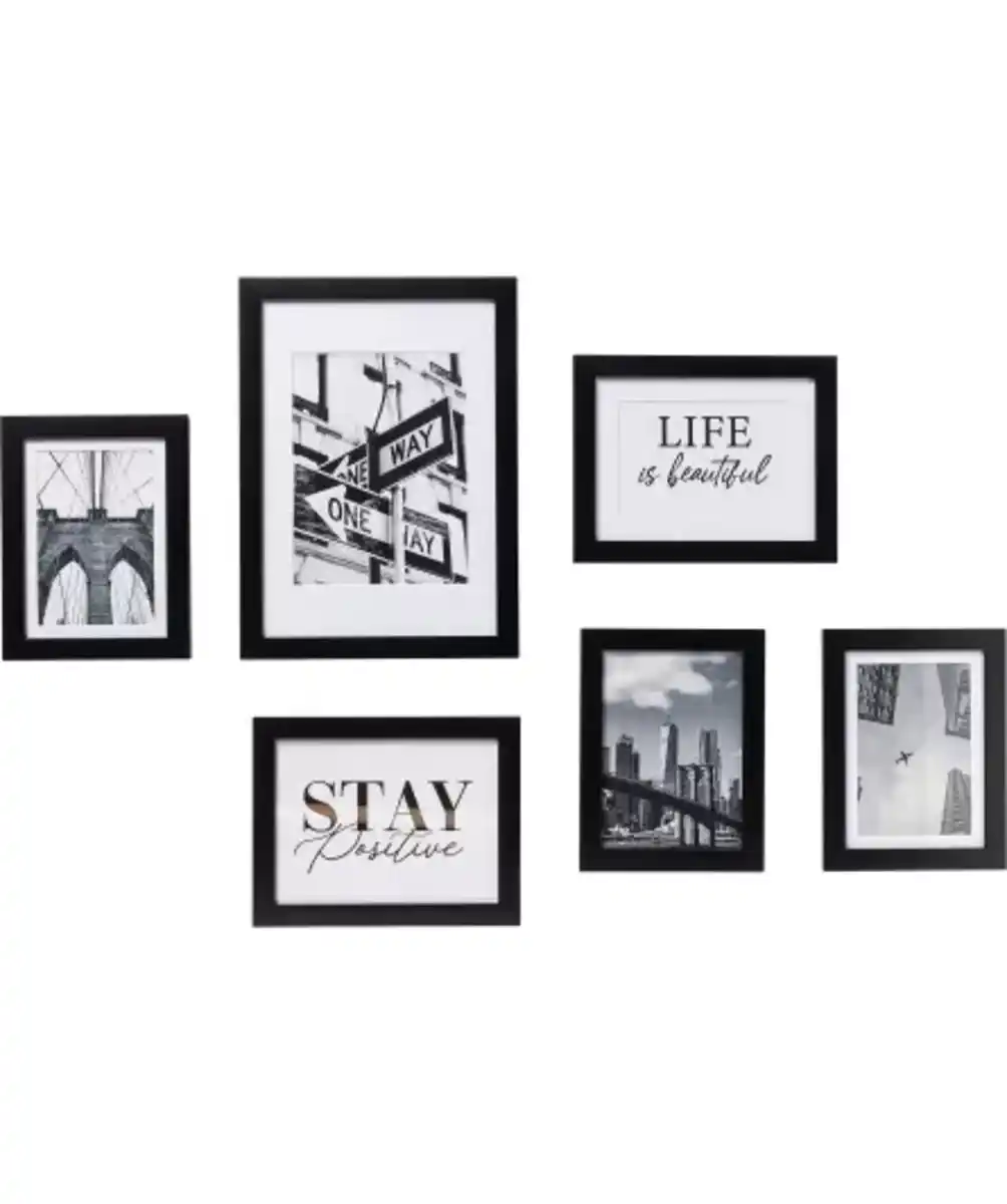 Bild 1 von Bilderrahmen in unterschiedlichen Größen, schwarz