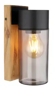 Außenleuchte Etsi Schwarz max. 40 Watt, Schwarz
