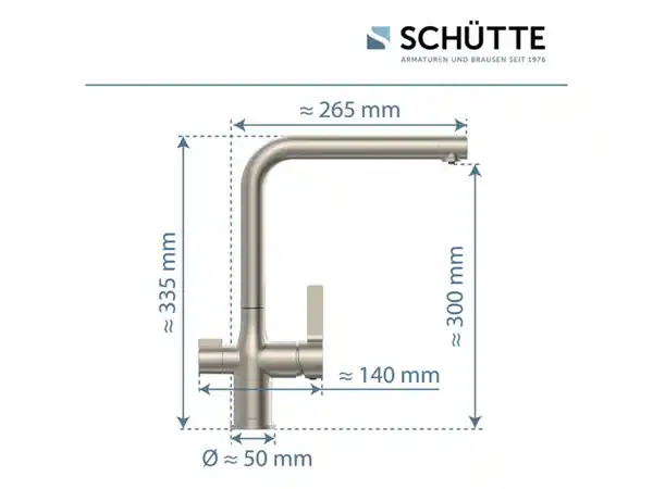 Bild 2 von Schütte Trinkwasser-Armatur »AQUASTAR PRO« mit Filtersystem gegen Kalkrückstände und Schwermetalle