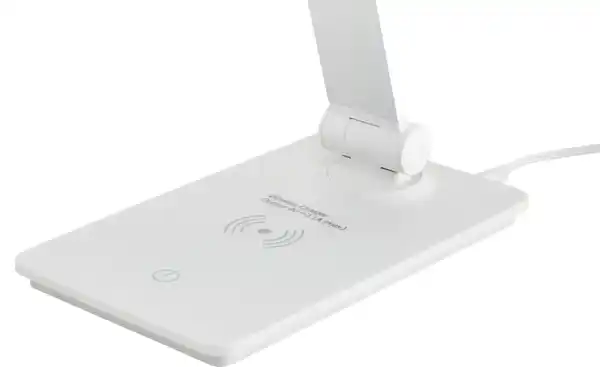 Bild 2 von KHG LED-Tischleuchte, weiß mit Qi-Charger