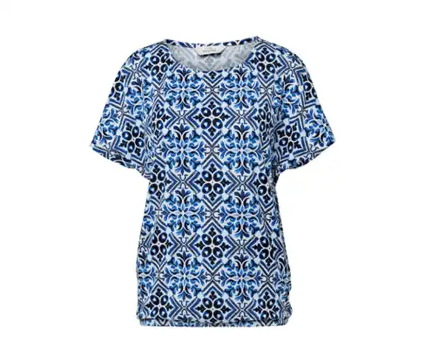 Bild 1 von Bedrucktes Blusenshirt, blau