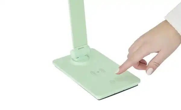 Bild 4 von KHG LED-Tischleuchte, grün mit Qi-Charger