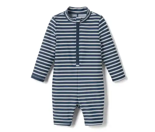 Bild 1 von Baby-Einteiler mit UV-Schutzfaktor 80, gestreift