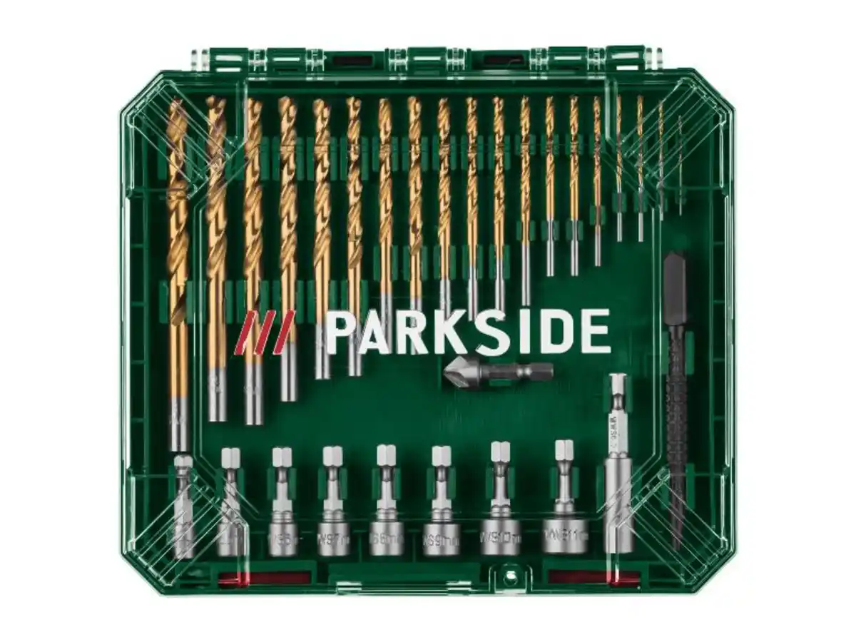 Bild 2 von PARKSIDE® Bohrer-Bit-Set, in Aufbewahrungsbox mit 2 Etagen